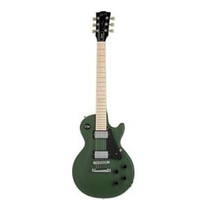 Gibson Les Paul Studio Raw Power LPSRPOSCH1 Olive Green Satin Electric Guitar